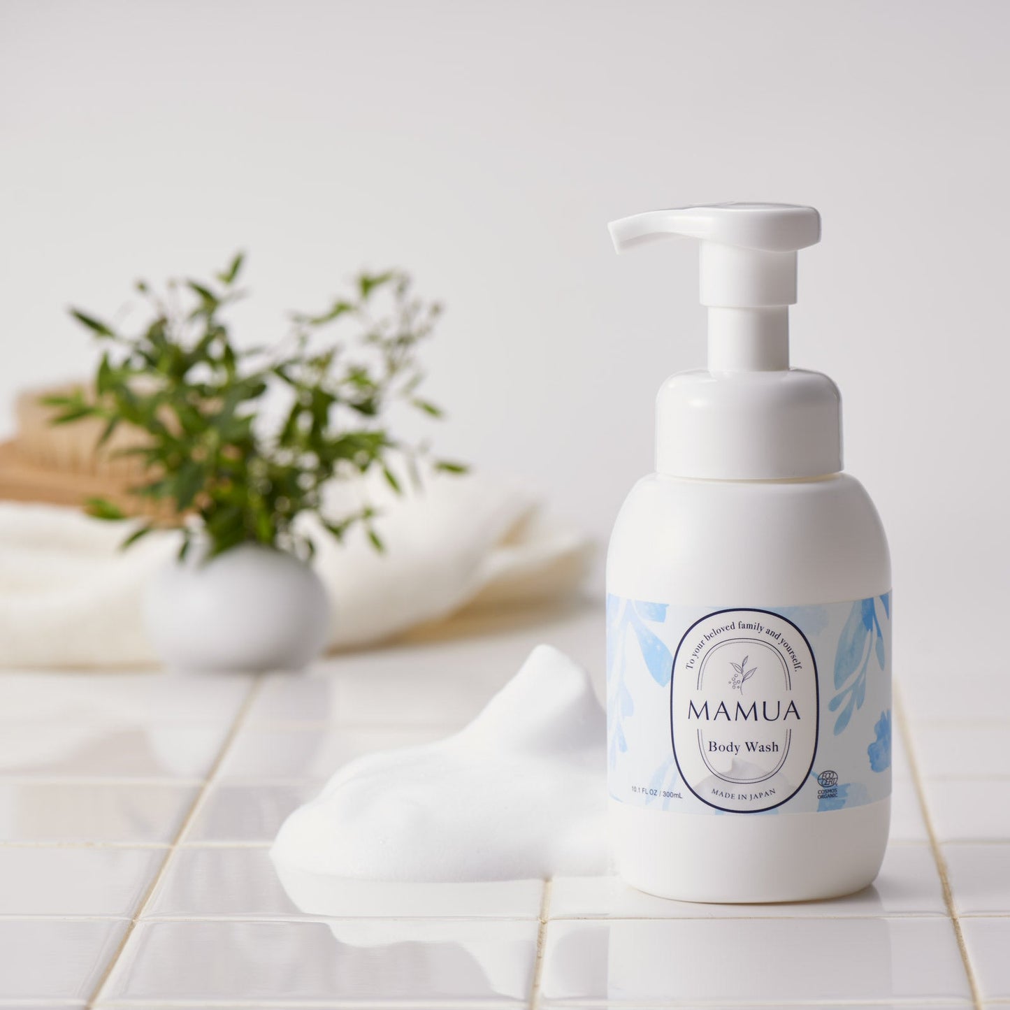 MAMAUA(マムア)泡ボディウォッシュ 300mL エコサート コスモスオーガニック認証3本セット