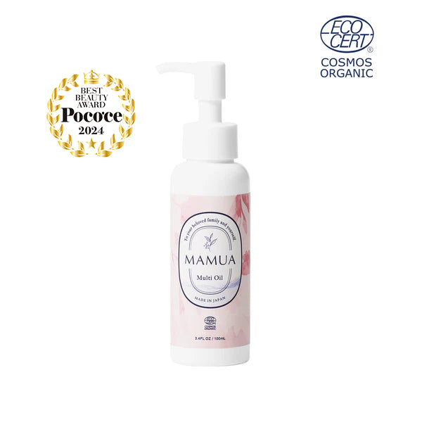 【母の日に!】MAMAUA(マムア)マルチオイル 100 mL エコサート コスモスオーガニック認証 l【雑誌でも紹介されました!】ラッピング可 母の日 感謝 妻 家族